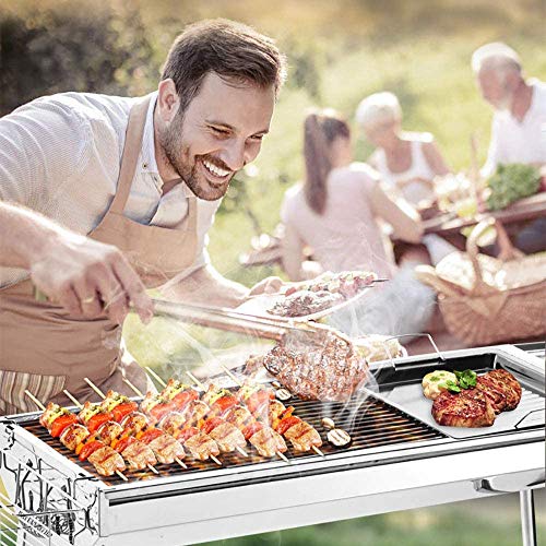 Fu Store Bamboo Skewers, 8 Inch Bamboo Sticks 100pcs BBQ Kabob Skewers, Grill, Appetizer, Fruit, Corn, Chocolate Fountain, Cocktail, Art, Craft, Set of 100 Pack - Image 3