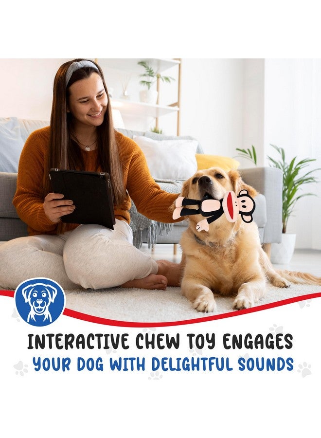 Multipet Paul Frank Julius Monkey Dog Toy - Multicolor, 6 - Image 5