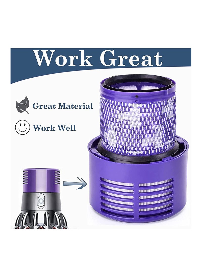 SYOSI - Replacement Filters, SYOSI Replacement V10 Filters for Dyson V10 Cyclone Series, Replace Part No. 969082-01, 3 Pack Filters and 1 Clean Brush - Image 1