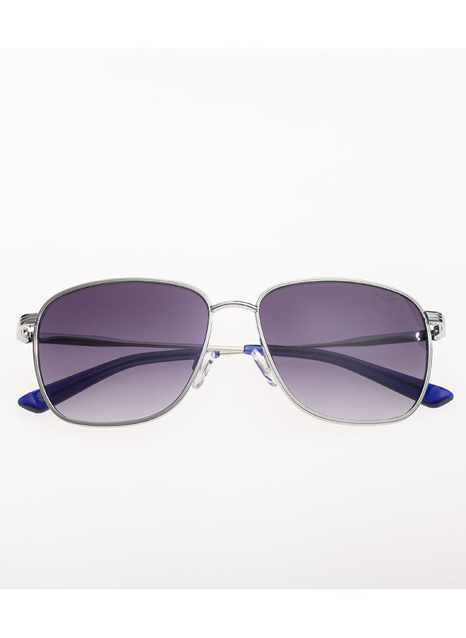 Pepe Jeans نظارة شمسية رجالية مربعة - PJ5200 - مقاس العدسة: 56 ملم  - Image 1