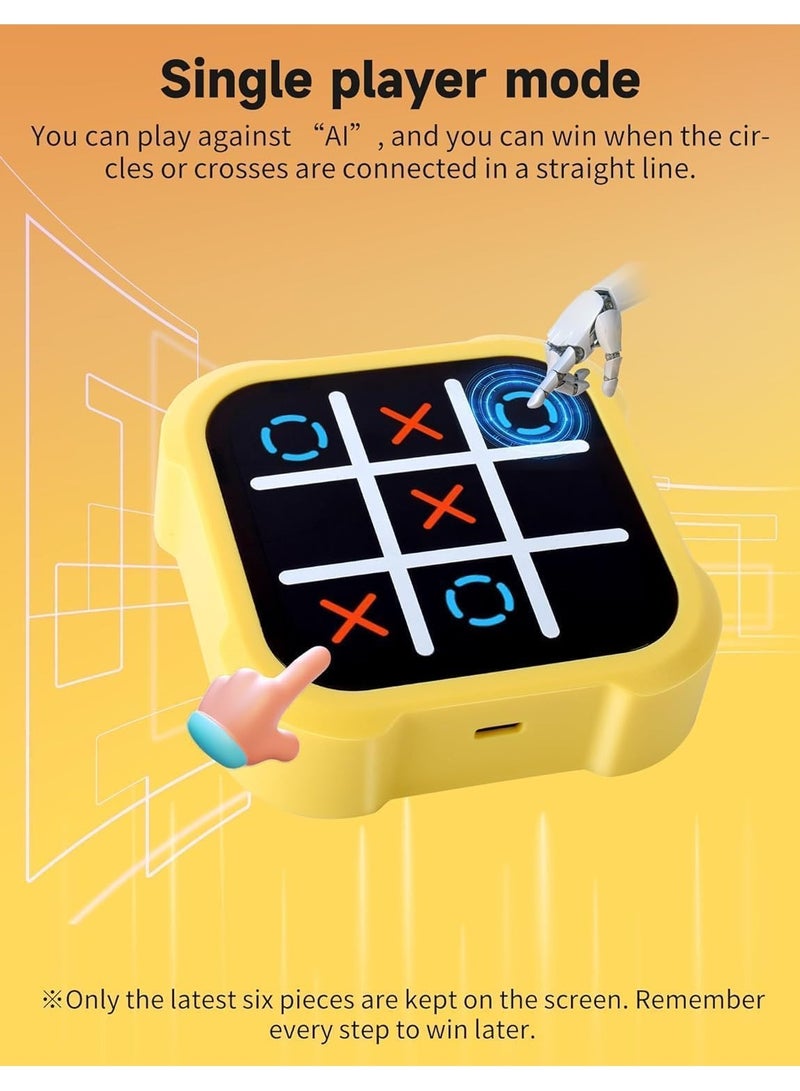 general Tic Tac Toe Bolt Game Board Games for Travel 3-in-1 Portable Handheld Puzzle Game for Kids Boys and Girls Board Games for Adults Family Game for All Ages - Image 4