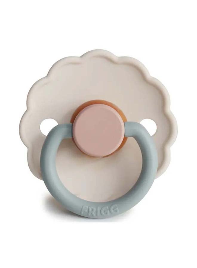 FRIGG Daisy Latex Baby Pacifier 6-18M 2-Pack Blush/Cotton Candy - Size 2 - Image 4