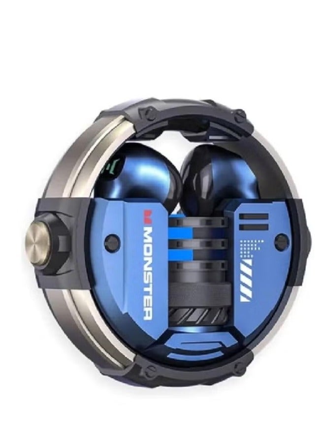 Monster Bluetooth Earphones XKT10 Navy Blue - Image 1