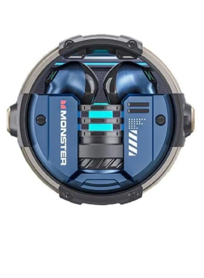 Monster Bluetooth Earphones XKT10 Navy Blue - Image 2