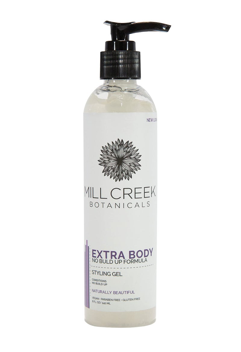 Mill Creek Natural Styling Gel Extra Body 8 fl oz 240 ml