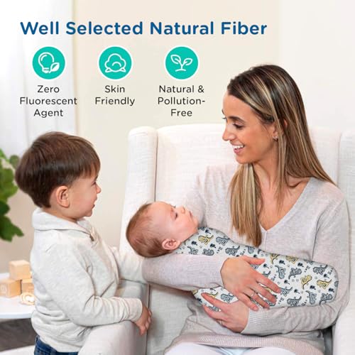 Mee Mee Cotton Muslin Swaddle Wraps – Pack of 3, 100×120 cm | Gentle, Skin-Friendly & Lightweight | Baby Blanket, Nursing & Stroller Cover for Newborns - Image 4