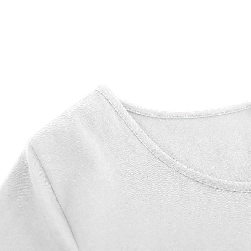 Peauty White Maternity Tops Maternity Clothes Maternity Shirts Pregnancy Clothes for Women Side Ruched Maternity T Shirts Casual Summer (White M) - Image 5