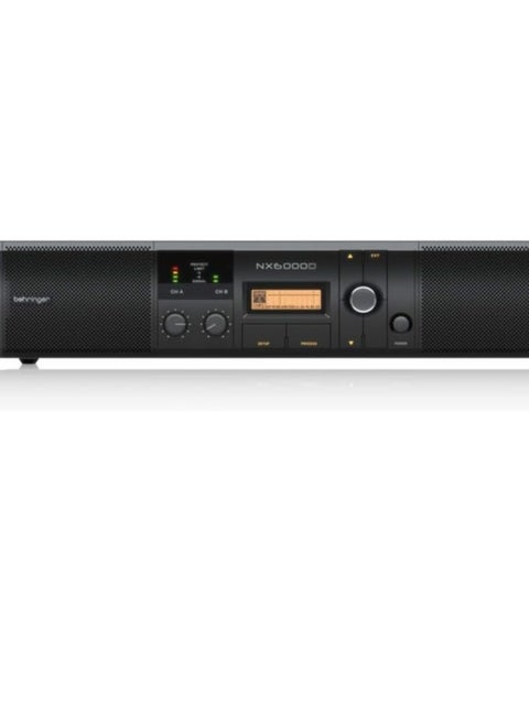 Behringer Power Amplifier 2x3000W @ 4Ohm / 2x1600W @ 8Ohm w/ DSP Control SmartSense Lo