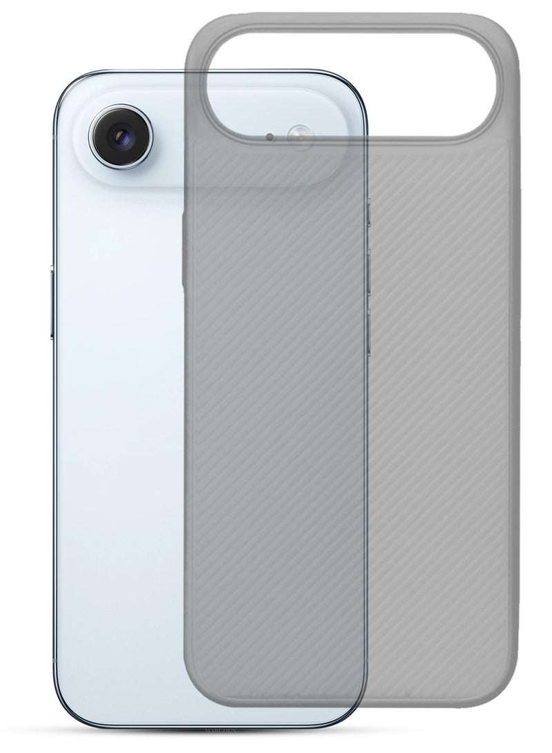 CATANES 3 Packs Case Cover for iPhone 17 Air - Sturdy Durable Ultra-Thin Case - Air Skin Line Design Transparent Back Cover - Drop Protection Cover  with Two Privacy Screen Protectors - Black - Image 2