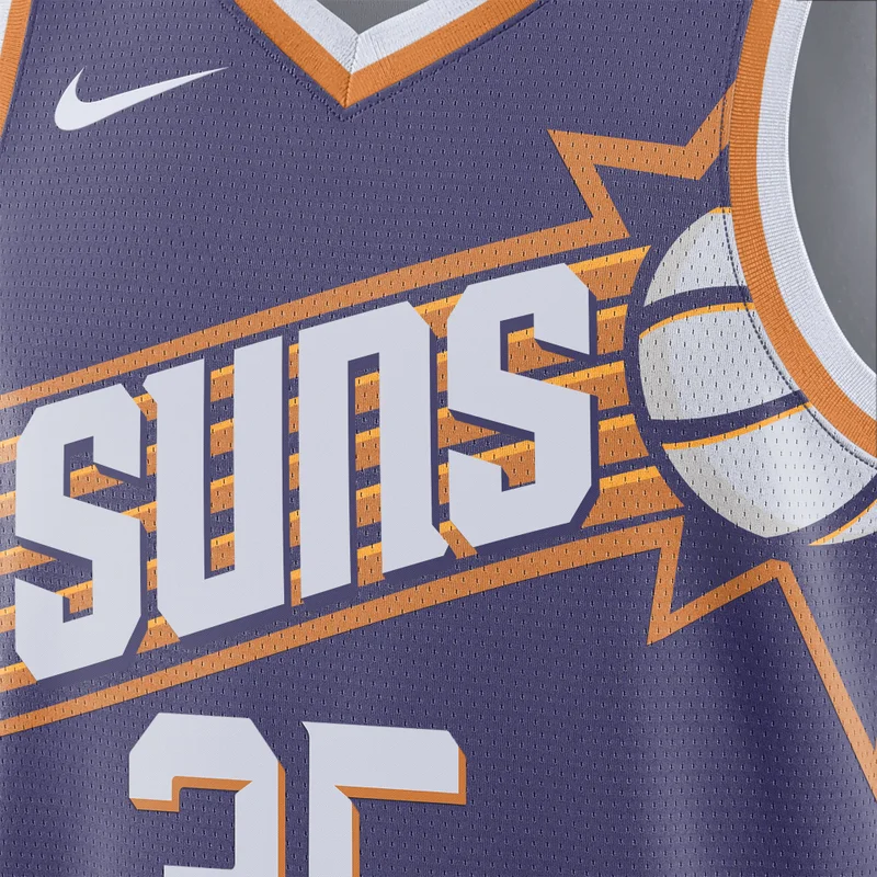 Nike Purple NBA Phoenix Suns 2023/24 Icon Edition Dri-FIT Swingman Jersey for Men | Best Price UAE