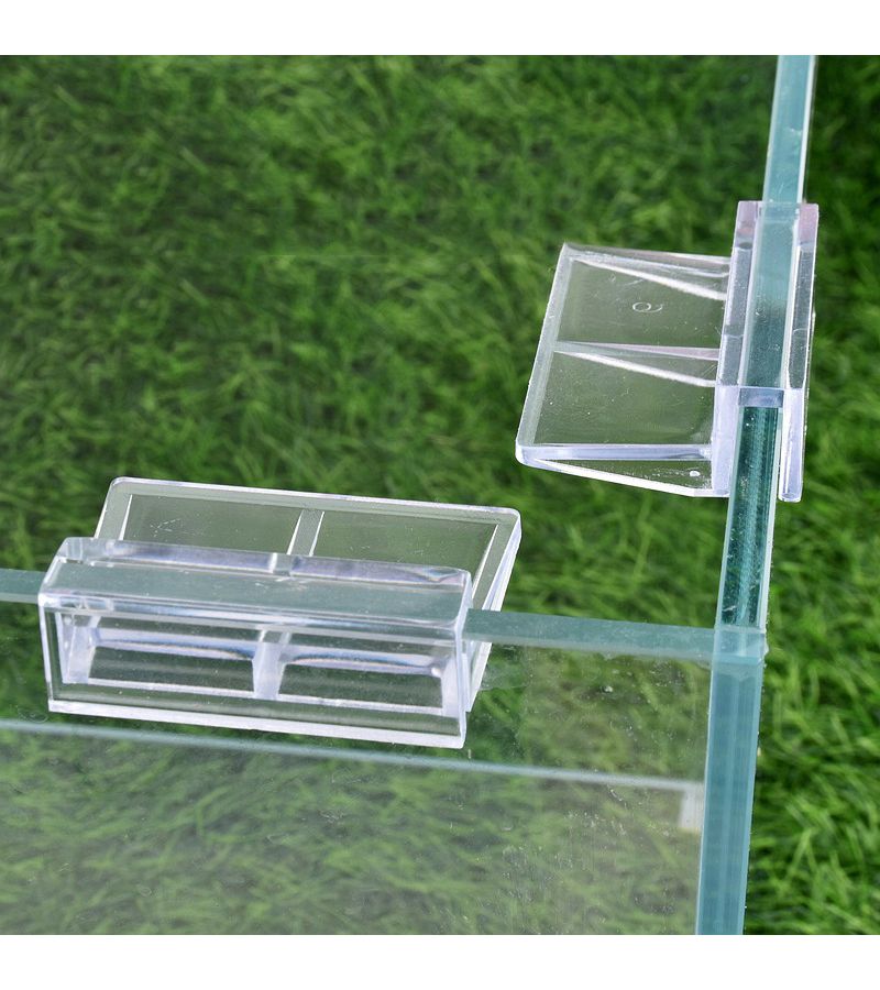 Aquarium Glass Cover Support Clips 8mm 10pcs for Fish Tank - Image 4