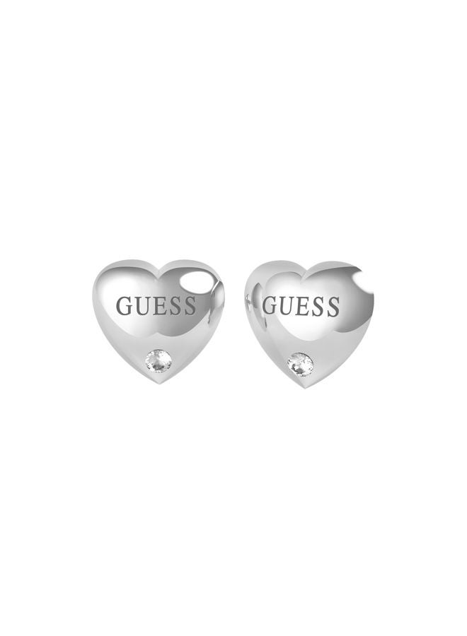 GUESS Bold Heart Stud Earring