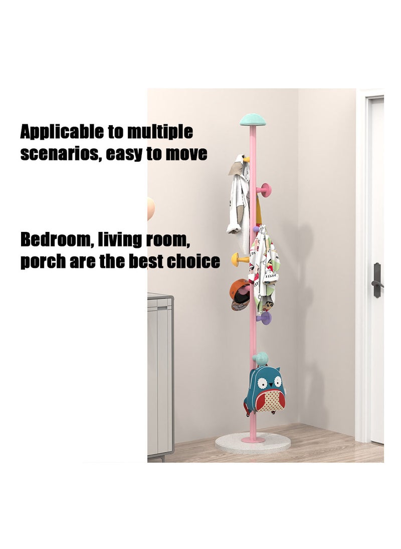 MissTiara Simple Floor 7 Hook Coat Rack Iron Art Hanger Bedroom Vertical Hanger Bag Rack  - Image 2