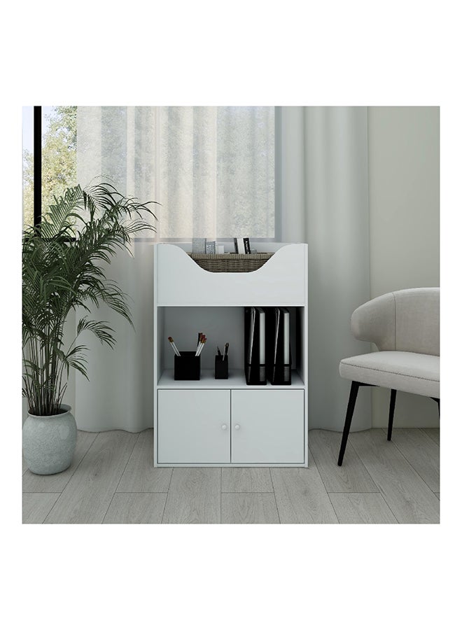 Home Box Vanilla Cody 2-Door Kids Cabinet Bookcase 62 x 90 x 30 cm  - Image 1