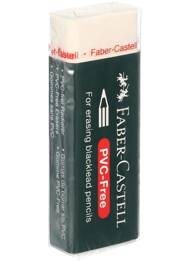 FABER-CASTELL - 2pcs large white eraser No. 188520 - Image 1