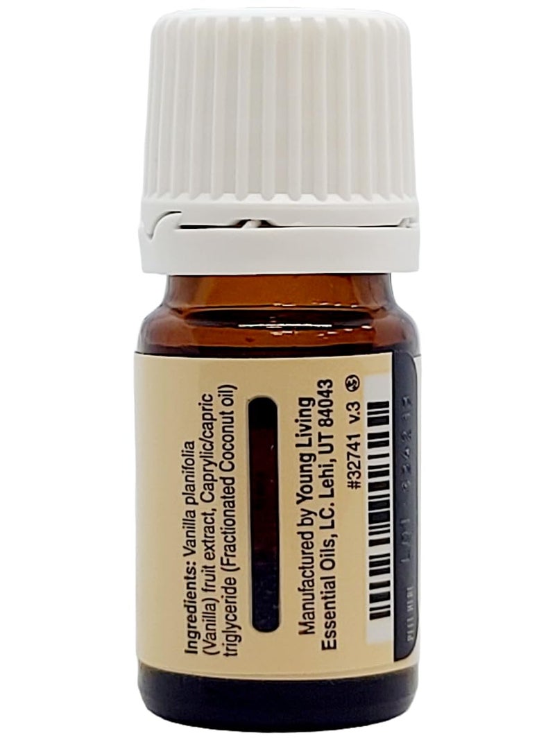 Young Living Vanilla 5ml Essential Oil - Warm, Soothing Aroma - Aromatic Diffuser or Topical use - Natural Sweet Scent - Vanilla Planifolia with Fractioned Coconut Oil - Image 3
