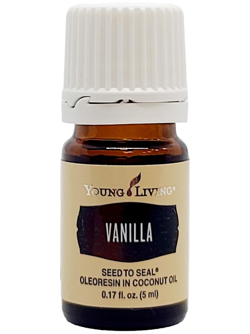 Young Living Vanilla 5ml Essential Oil - Warm, Soothing Aroma - Aromatic Diffuser or Topical use - Natural Sweet Scent - Vanilla Planifolia with Fractioned Coconut Oil - Image 2