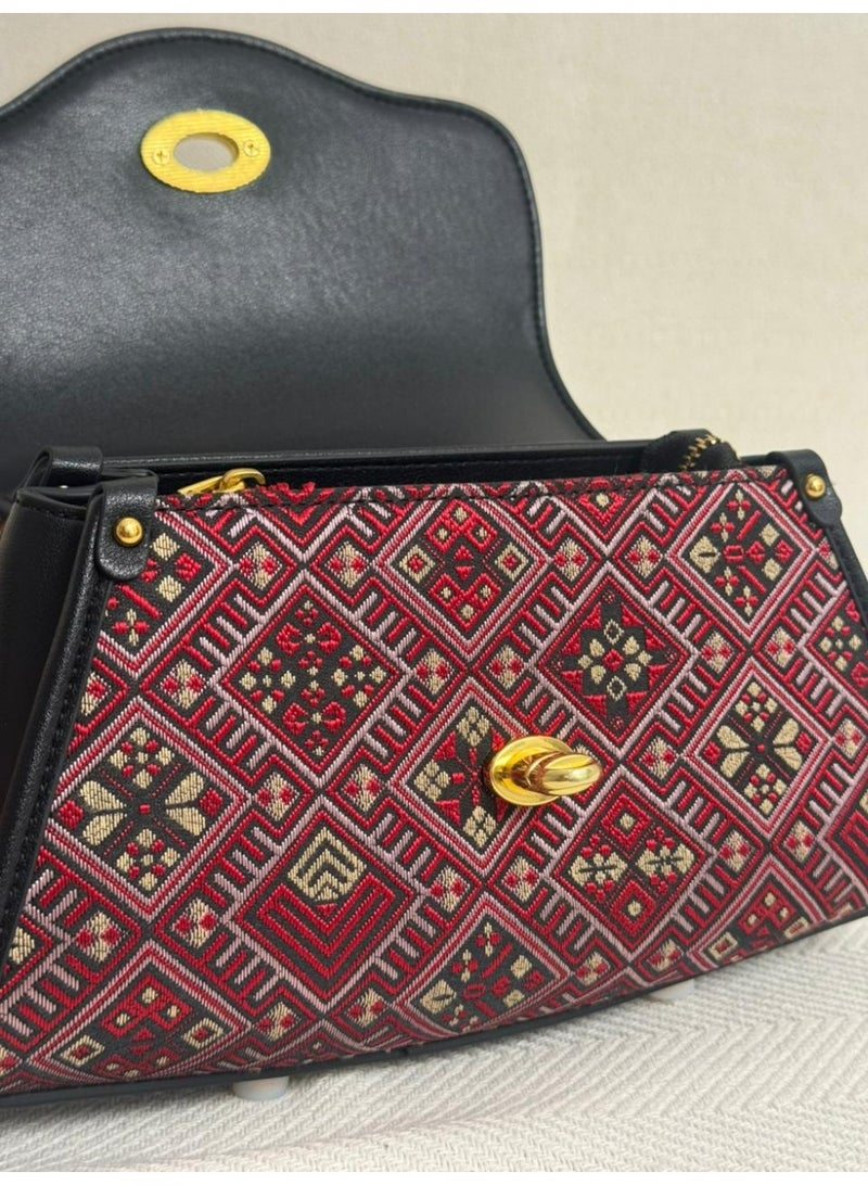جميلة حقيبة Heritage Nomad بمقبض خيزران - Image 3