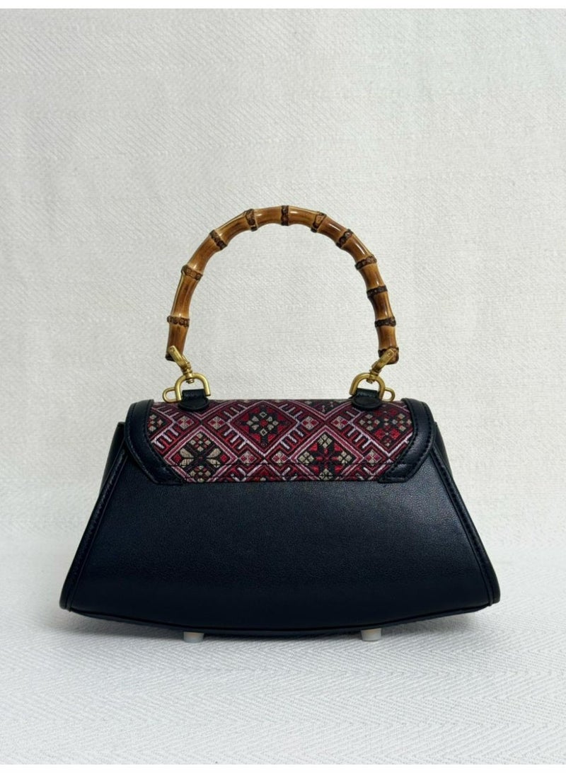 جميلة حقيبة Heritage Nomad بمقبض خيزران - Image 2