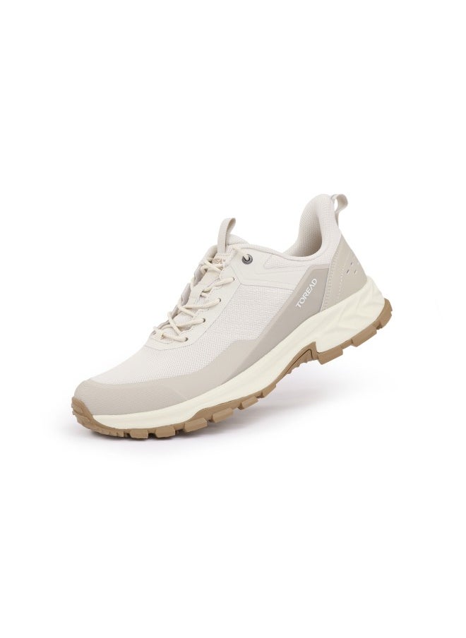 TOREAD Men's Hiking Shoes - Lightweight Waterproof Outdoor Footwear Beige\Brown  - Image 1
