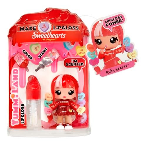 Yummiland x Sweethearts Collection Ruby Hearts Lip Gloss Dolls - Image 1