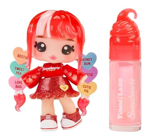 Yummiland x Sweethearts Collection Ruby Hearts Lip Gloss Dolls - Image 5