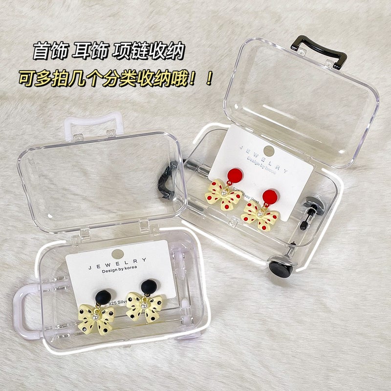 Creative Mini Trolley Case Storage Box, Desktop Jewelry Organizer & Wedding Candy Box - Image 3