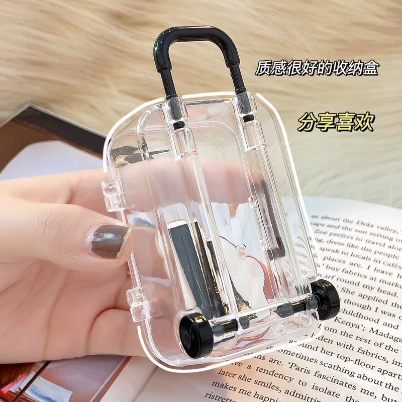 Creative Mini Trolley Case Storage Box, Desktop Jewelry Organizer & Wedding Candy Box - Image 2