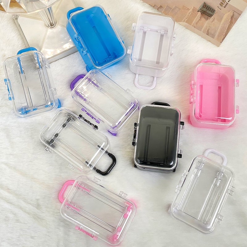 Creative Mini Trolley Case Storage Box, Desktop Jewelry Organizer & Wedding Candy Box - Image 4