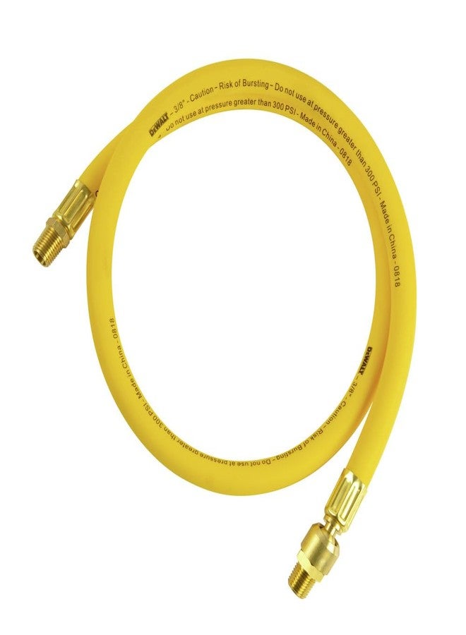 DeWalt DXCM012-0208 3/8” x 3’ Premium Hybrid Whip Hose , Yellow - Image 2