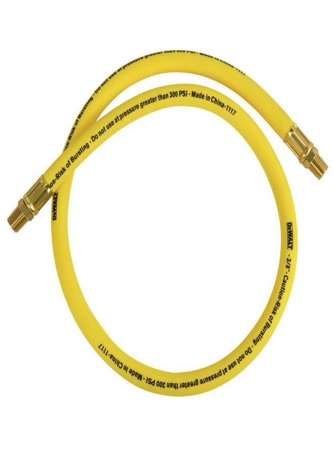 DeWalt DXCM012-0208 3/8” x 3’ Premium Hybrid Whip Hose , Yellow - Image 3