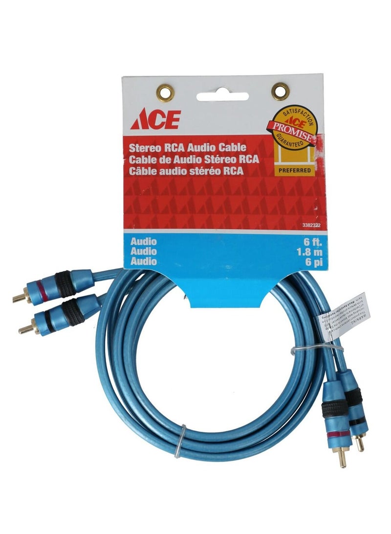 ACE Cable Audio 6 Premium Gold Dual Rca Ace