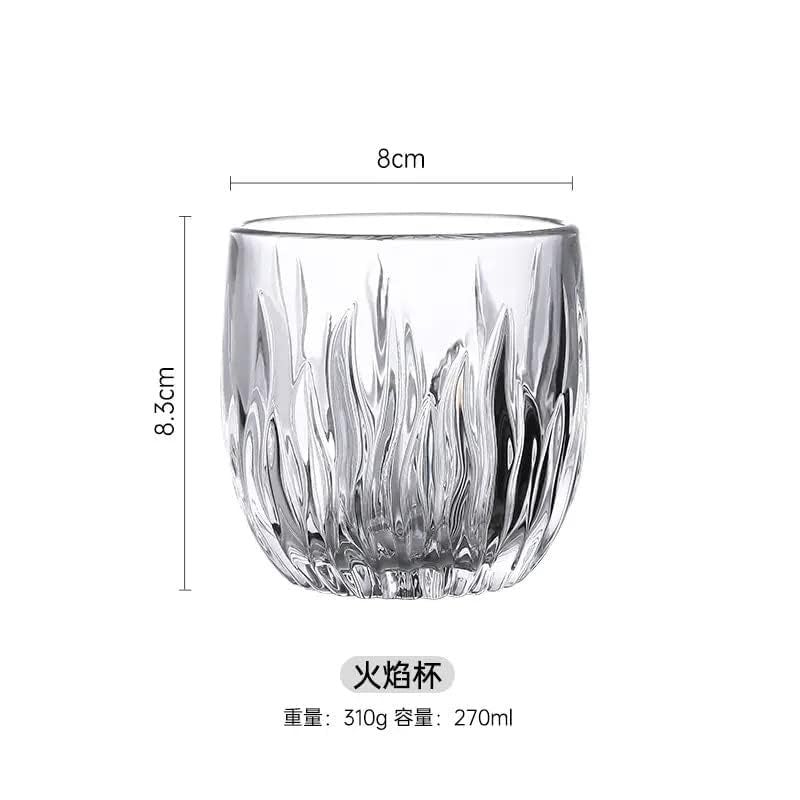 Dimitra Dimitra Water Glass Set JuiceGalss for Drinking Water Juice Cold Drink Cocotail Beer Juice Glass for Dining Table Gass Setfor returants 280ml 6 pcs Set - Image 4