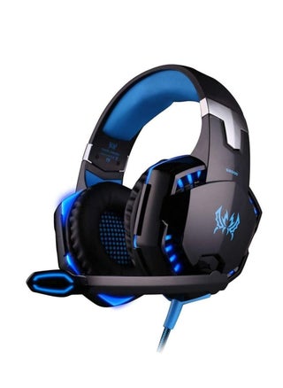 G2000 Gaming Headset, Surround Stereo Gaming Headphones with Noise Cancelling Mic, LED Lights & Soft Memory Earmuffs, Works with PS4, Nintendo Switch, PC Mac Computer Games -Red - pzsku/Z2417805C537EA489E7C8Z/45/_/1680685028/e315847b-288e-4b6e-ba3e-24a04dc0f423