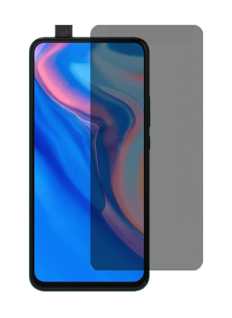 we3 Tempered Glass Screen Protector Anti-Spy Privacy Designed For Huawei Y9 Prime Full Glue Edge to Edge Full Screen Coverage And Bubble Free - Image 1