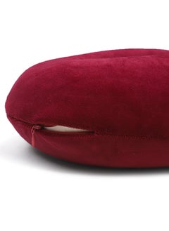 Status Contract Ultra Soft Memory Foam Cushion U-Shaped Neck Pillow For Travel| Neck Support Pillow For Pain Relief, Red, 20 X 20 X 10 Cm  - Image 3