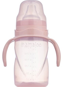Mamajoo Non-Spill Educational Cup with Handle Powder Pink 270 ml Anti-Colic Spout  - Image 1