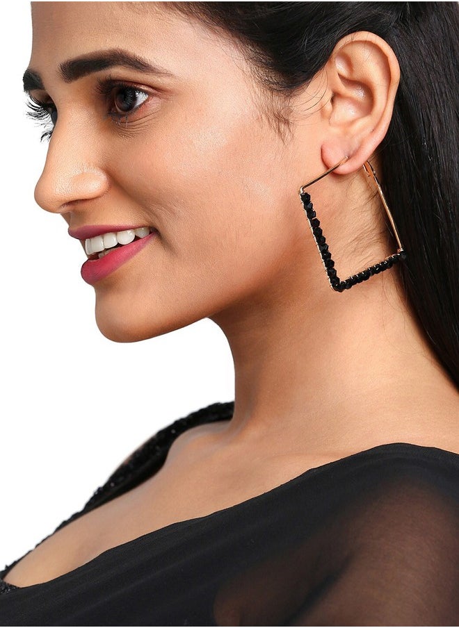 Just Peachy Just Peachy Set of 6 Gold-Toned Contemporary Hoop Earring, Sleek and Stylish Modern Design, Perfect for Everyday Wear and Special Occasions, High-Quality, Ideal for Gifting, Elegant Fashion Jewelry  - Image 2