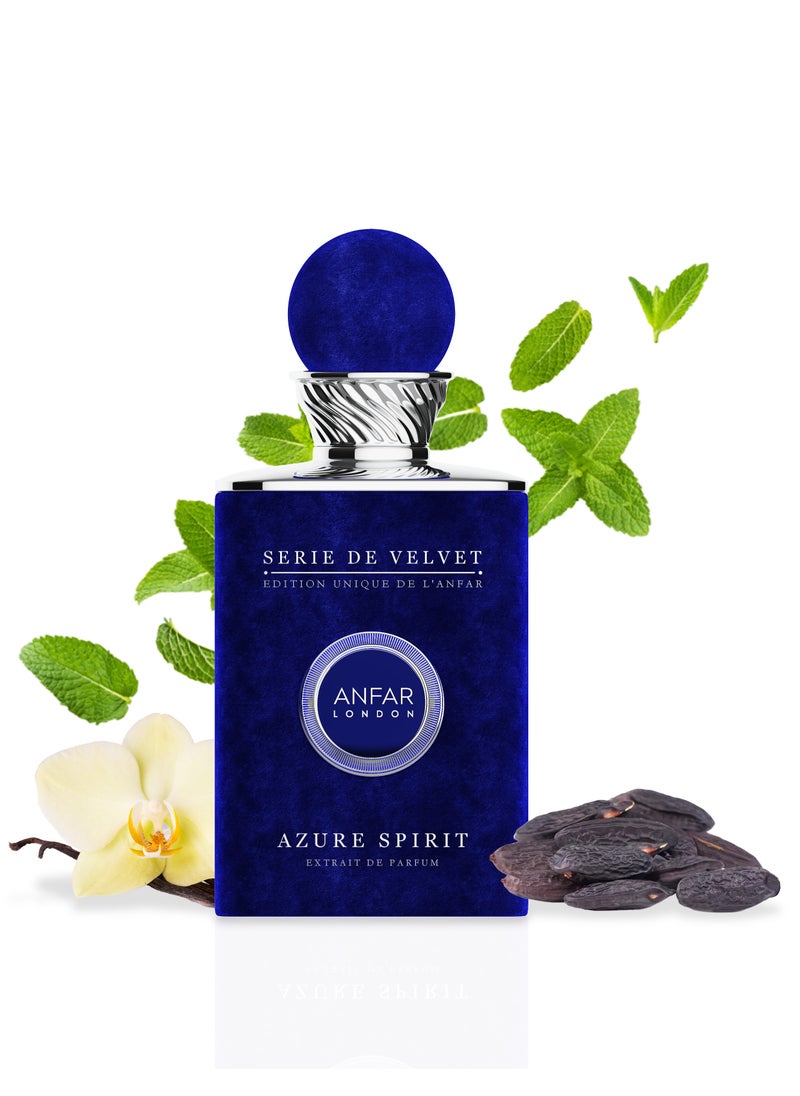 Anfar AZURE SPIRIT Extrait de Parfum Pour HOMME, Notes: Mint, Green Apple, Lemon, Tonka Bean, Ambroxan,FOR MEN,100ML  - Image 2