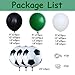 Eopelsm 144PCS Dark Green Black White Balloon Garland Arch Kit with 22inch 4D Soccer Foil Balloons for Soccer Themed Birthday Football Soccer Match Party Decorations - Image 4