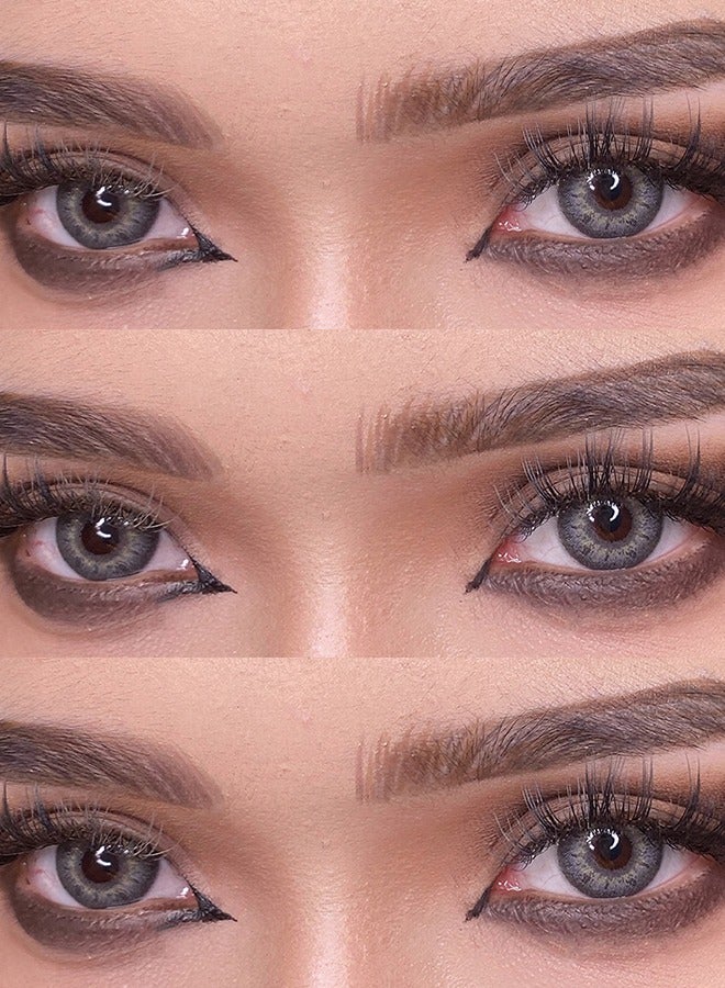 سيدة جديدة عدسات لاصقة ملونة رمادية من فريش ليدي للاستخدام السنوي - Image 4