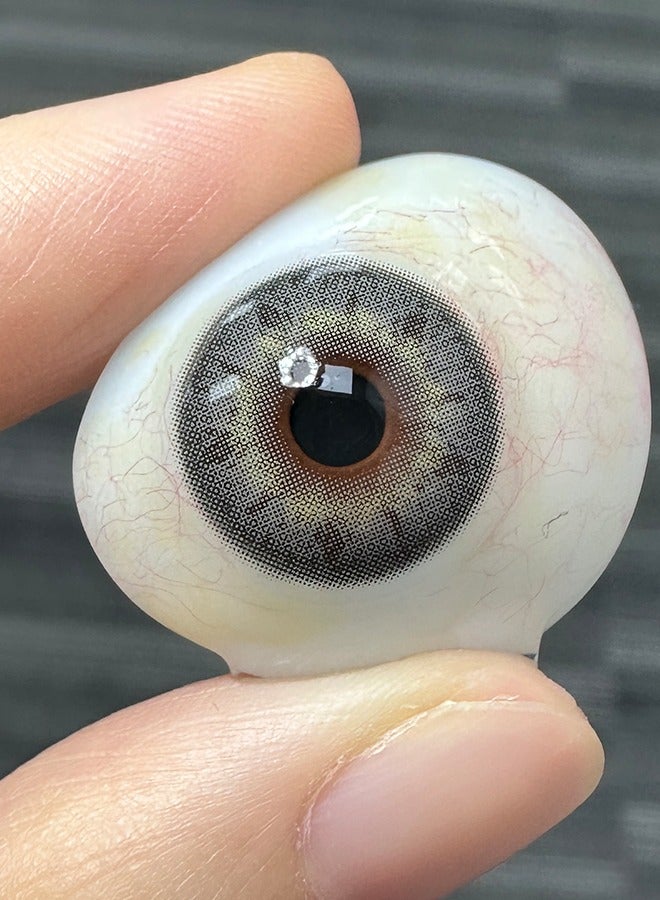 سيدة جديدة عدسات لاصقة ملونة رمادية من فريش ليدي للاستخدام السنوي - Image 3