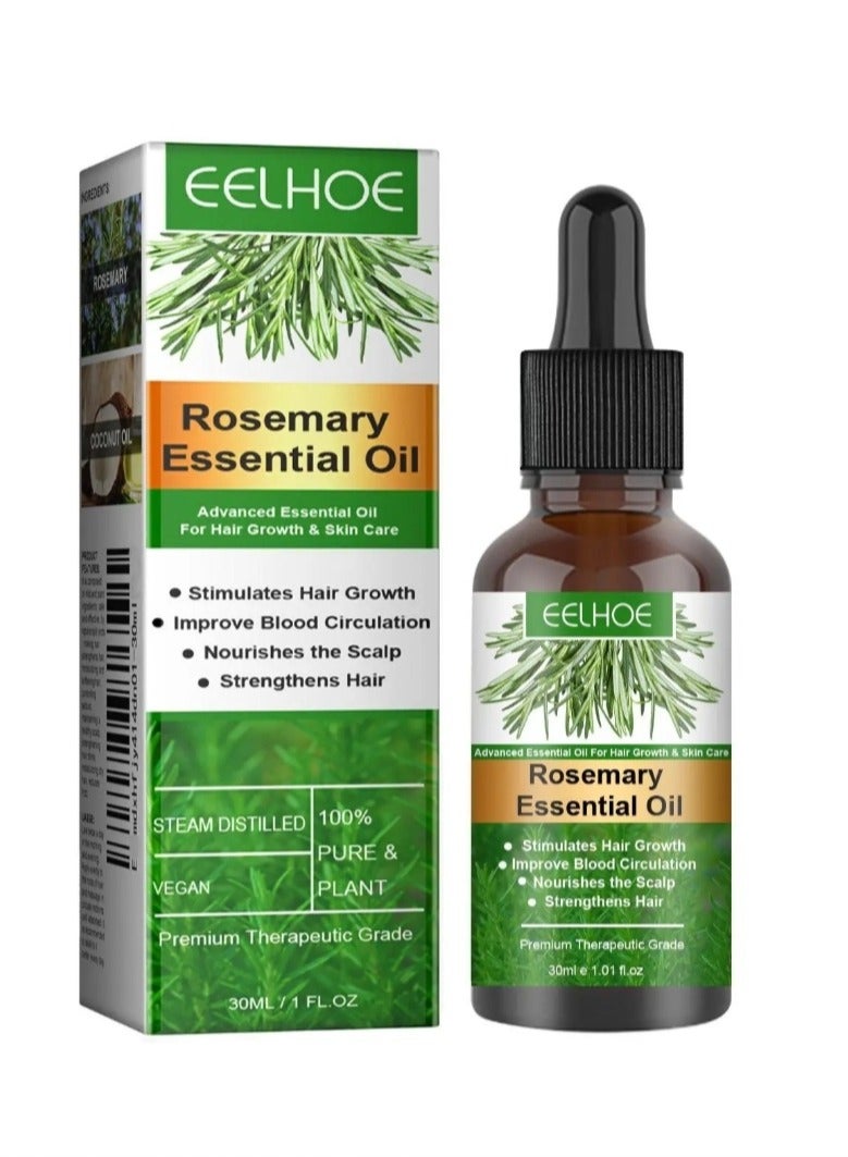 EELHOE Rosemary Oil For Hair And Scalp Helping Thicken And Straighten Hair 30 ML - Image 1
