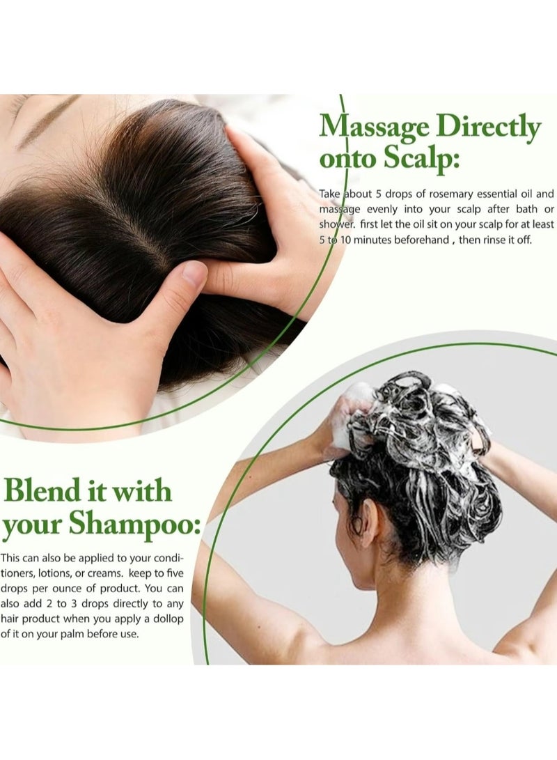 EELHOE Rosemary Oil For Hair And Scalp Helping Thicken And Straighten Hair 30 ML - Image 4