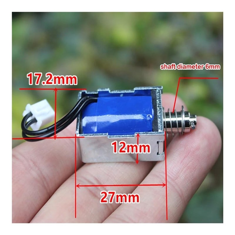 Open Frame Push Pull Solenoid Electromagnet 5V 6V 9V 12V DC Magnetic Stroke - Image 4