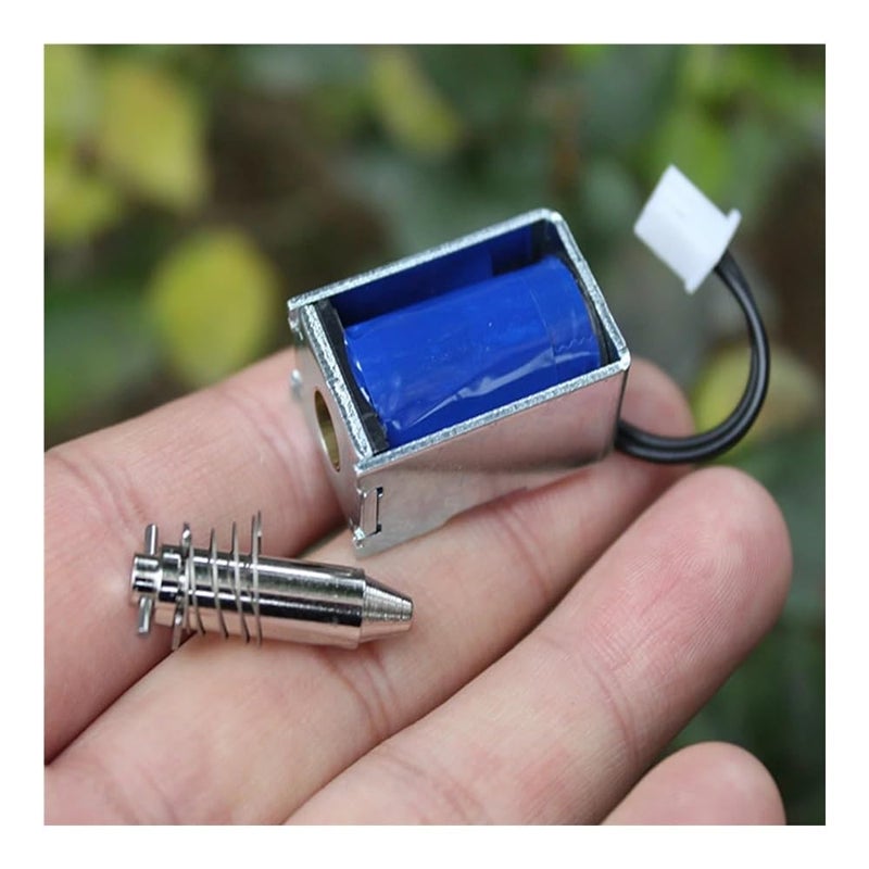 Open Frame Push Pull Solenoid Electromagnet 5V 6V 9V 12V DC Magnetic Stroke - Image 1