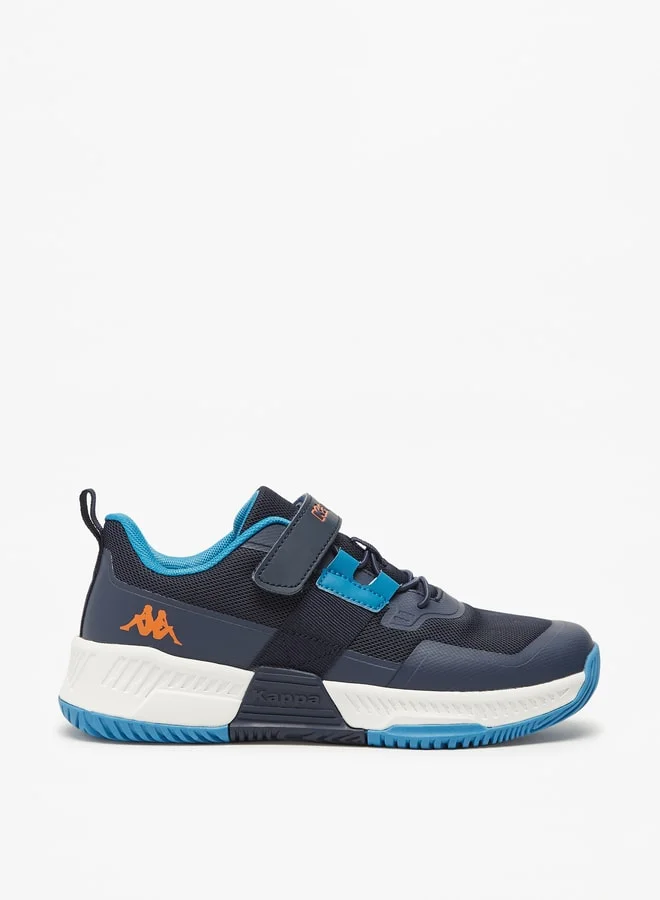 كابا Boys' Textured Sports Shoes with Hook and Loop Closure