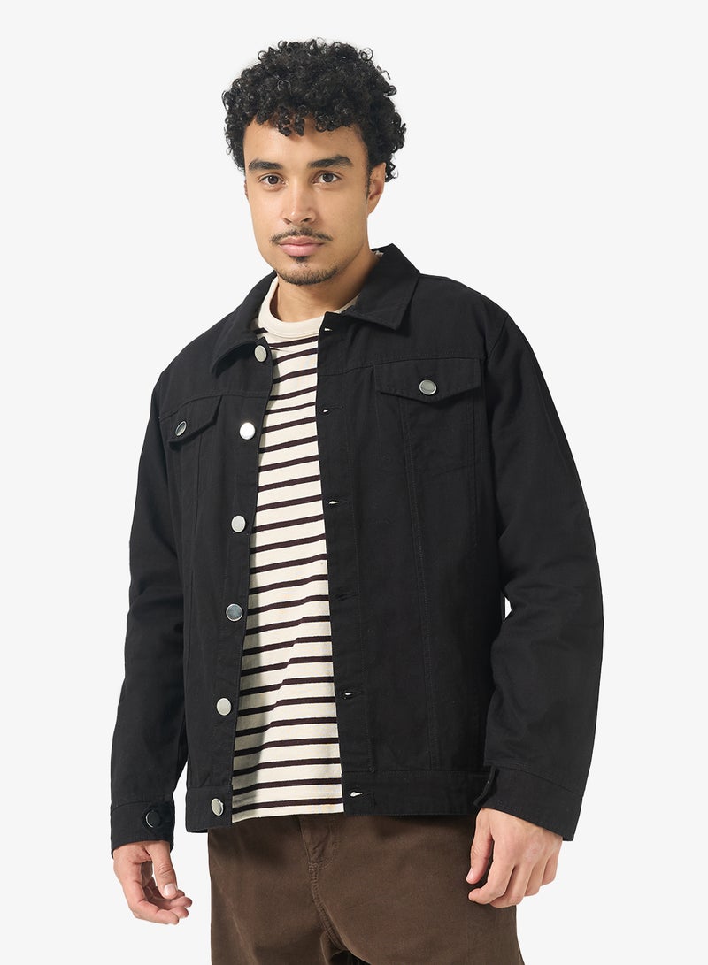 روبرت وود جاكيت جينز بياقة - Image 1