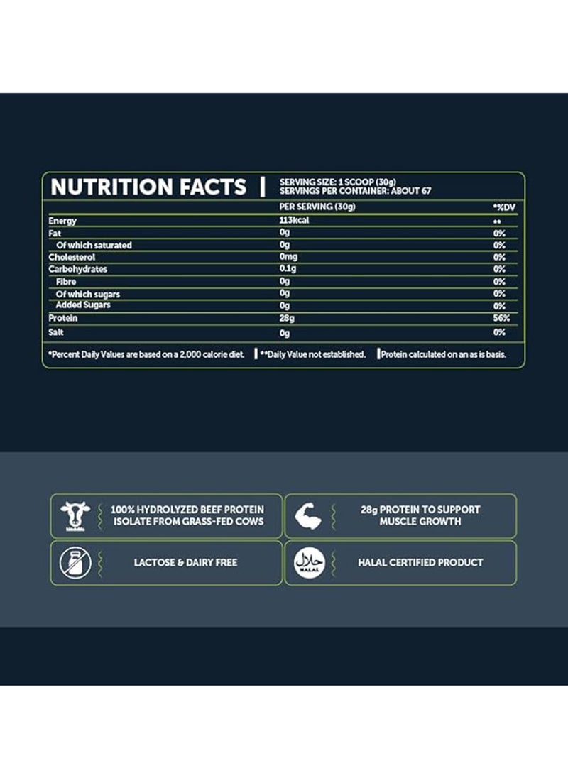 Basix Beef Protein Isolate Vimtonic Flavour 4.4lb  - Image 2