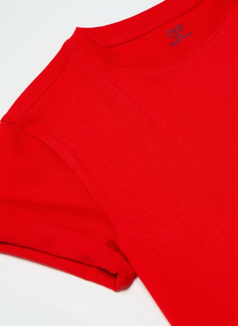 Ovs Solid Colour  T-Shirt
